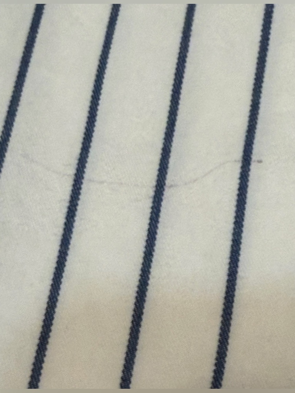 Madewell White Mini Skirt with Navy Stripes - Picture 9 of 13